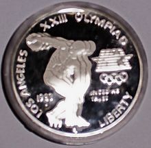 Vorderseite der Olympia-Münze